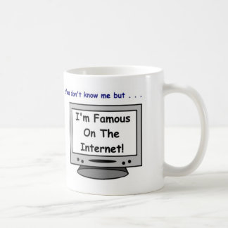 Är du berömd på internet? kaffemugg