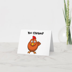 Är du Chicken, den vackra Tecknaden Tupp Taunt? Kort