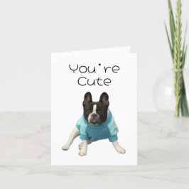 Är du Cute Wanna? Hund-mappat kort