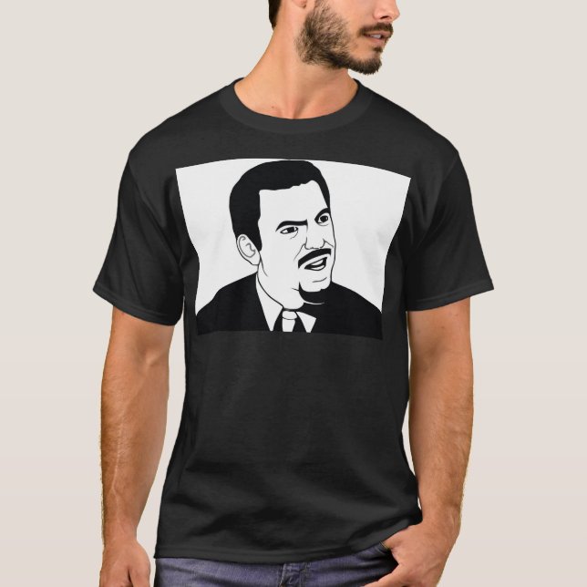 Är du den allvarliga svarten t shirt (Framsida)