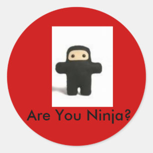 Är du den Ninja klistermärken