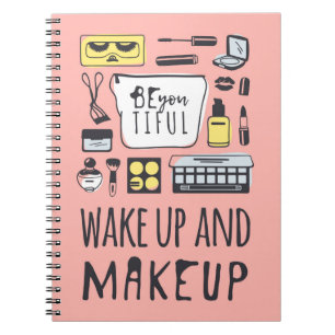 Är du det övre Tiful vaket och Makeup Anteckningsbok