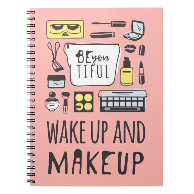 Är du det övre Tiful | vaket och Makeup Anteckningsbok (Framsidan)
