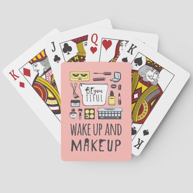 Är du det övre Tiful | vaket och Makeup Casinokort (Baksidan)