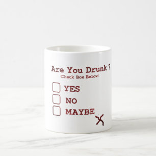 Är du Drunk? Mugg - Lusnydag - Kaffe Kopp