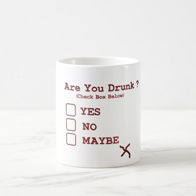 Är du Drunk? Mugg - Lusnydag - Kaffe Kopp (Center)
