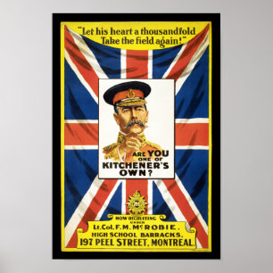 Är du en av Kitchener Own? Poster