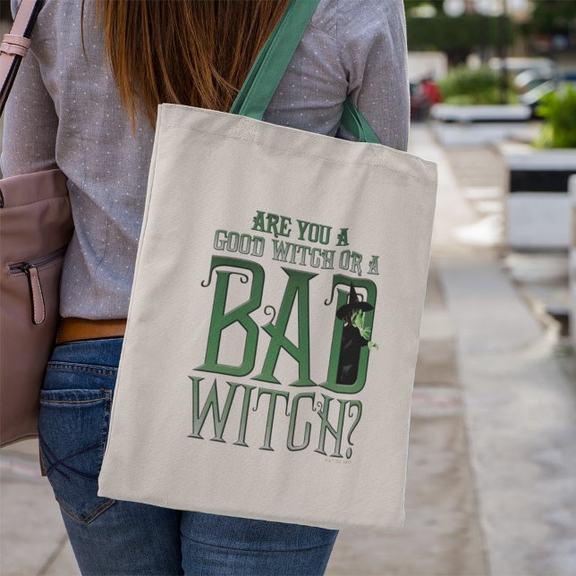 Är du en Bra eller en dålig häxa? Tygkasse (Person carrying tote bag)