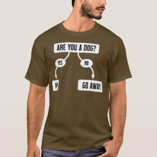 Är du en Hund-funk cute FlowChart T Shirt