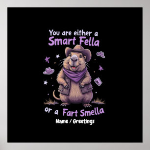 Är du en Smart Fella eller en Fart Smella Funny? Poster