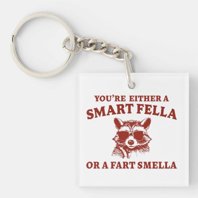 Är du en smart kille eller en smart Smella Retro-T (Framsidan)