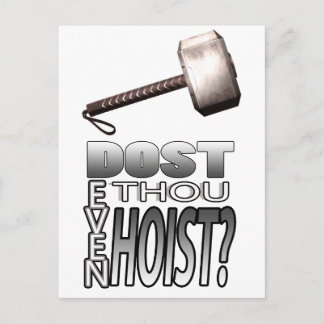 Är du ens hiss? vykort