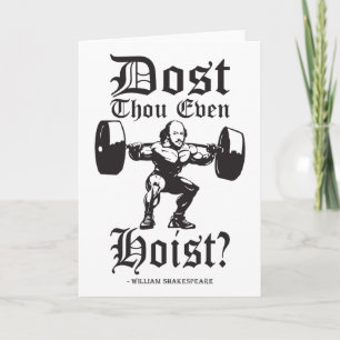 Är du ens Hoist? - Funny Novelty Shakespeare Kort