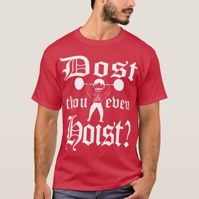 Är du ens Hoist? - Vightlifter Shirt T (Framsida)