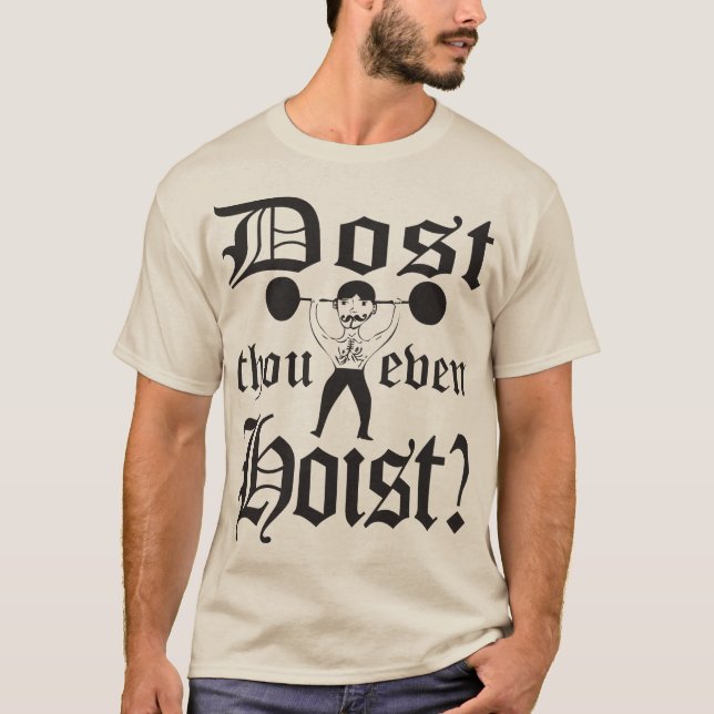 Är du ens Hoist? - Vightlifter Shirt Tee (Framsida)