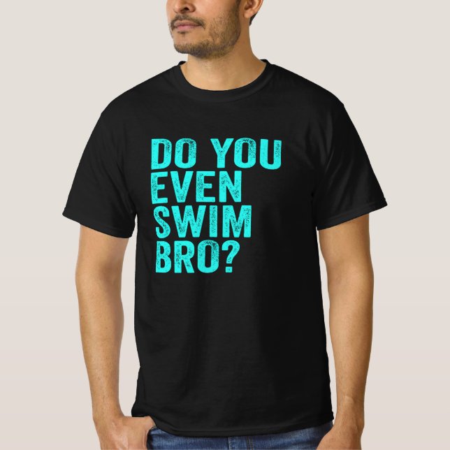 Är du ens Simma Bro? T Shirt (Framsida)