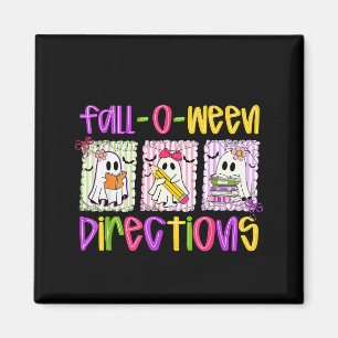 Är Du Fall-o-ween Instruktioner Rolig Lärare Hallo Magnet