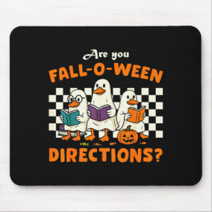 Är Du Fall-o-ween Instruktioner Spökande Gås Lärar Musmatta