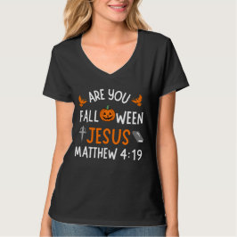 Är du Fall-O-Ween Jesus Christian Halloween? T Shirt