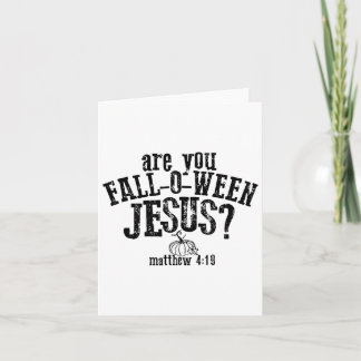 Är du Fall O Ween Jesus? Kort
