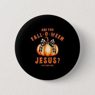 Är Du Fall-o-ween Jesus Matteus 4-19 Halloween P Knapp