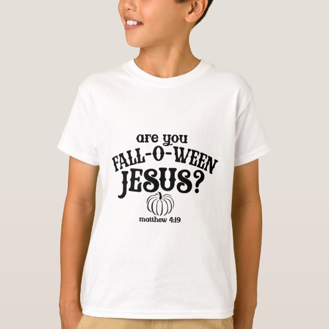 Är du glad över Jesus Kristus Fall? T Shirt (Framsida)