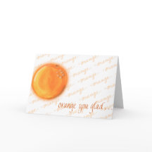 Är du glad över orangen?