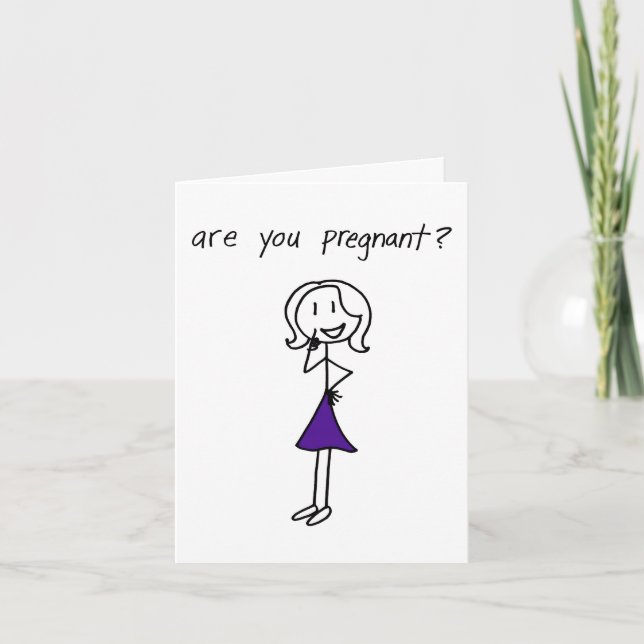 Är du gravid? meddelande (Framsida)