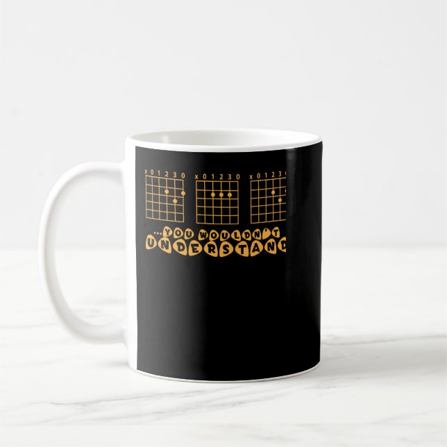 Är du Guitar Pappa? Kaffemugg (Vänster)