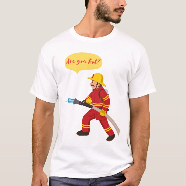 Är du hett? t shirt (Framsida)