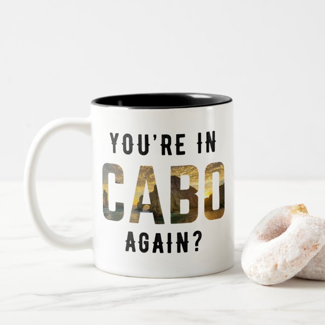 Är du i Cabo igen? Två-Tonad Mugg (Med munk)