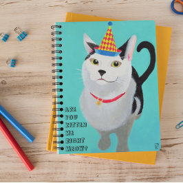 Är du kattungen mig anteckningsboken anteckningsbok