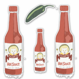 Är du Kitten? Hett Sauce Cat med Maracas Salsa Klistermärken