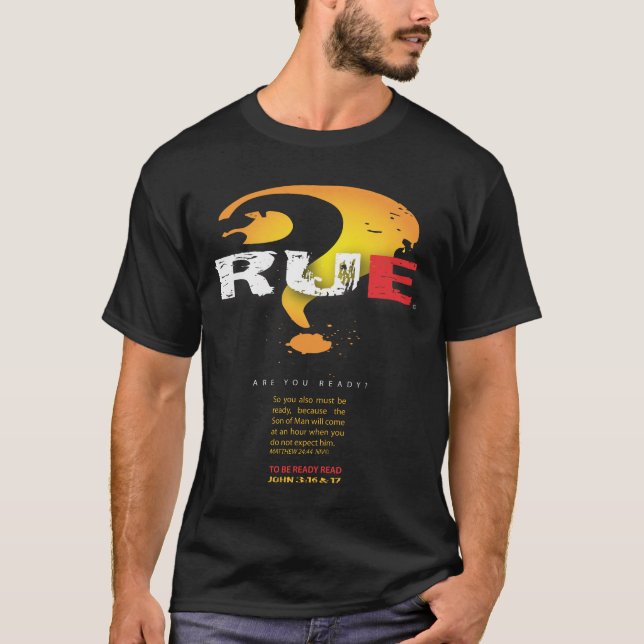 ÄR DU KLAR? T SHIRT (Framsida)