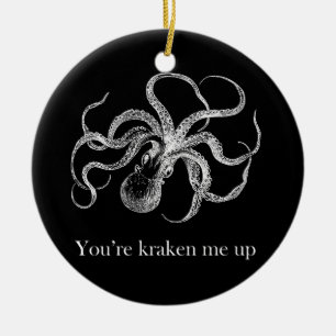 'Är du kraken mig up Julgransprydnad Keramik