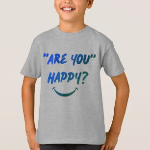 Är du Lycklig? Barns t-shirt