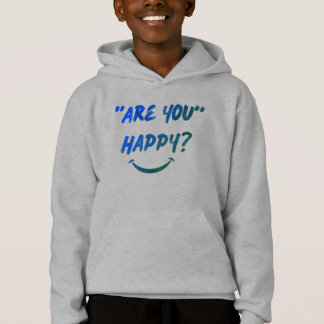 Är du Lycklig? Boys Hoodie T Shirt