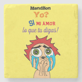 Är du mandilon? stenunderlägg