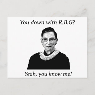 Är du med RBG? Vykort