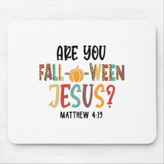 Är du mellan Jesus Funny Pumpkin Christian? Musmatta