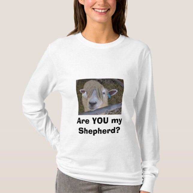 Är DU min herde? T Shirt (Framsida)