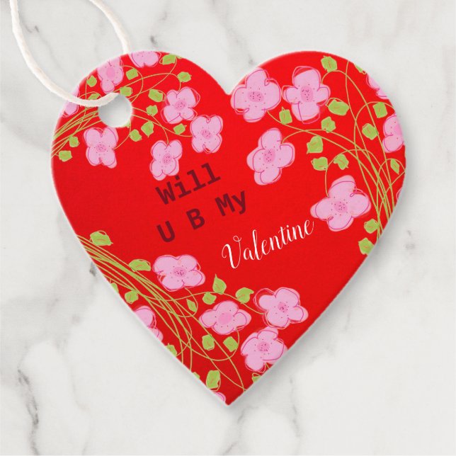 Är du min hjärtans Märkre? Gåvor Etiketter (Framsida)