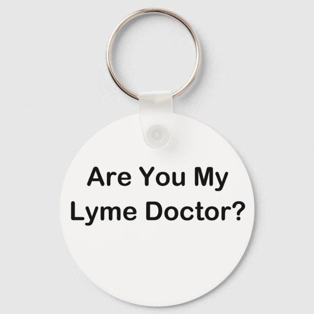Är du min Lyme Doktor? Nyckelring (Framsida)