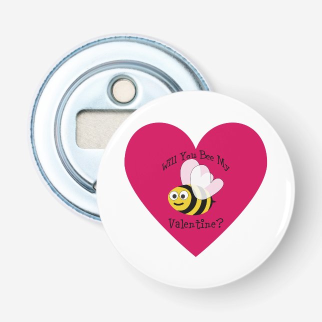 Är du min? Red Heart Flasköppnare (Framsidan)