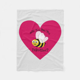 Är du min? Red Heart Fleecefilt