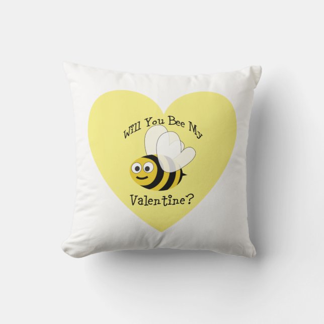 Är du min Valentine? Kudde (Framsida)