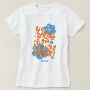 Är du på historiens höger? t shirt