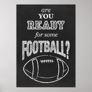Är du redo för lite fotboll? poster