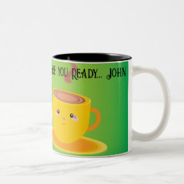 Är du redo Text Namn Tekopp/Kaffe Muggar Koppar