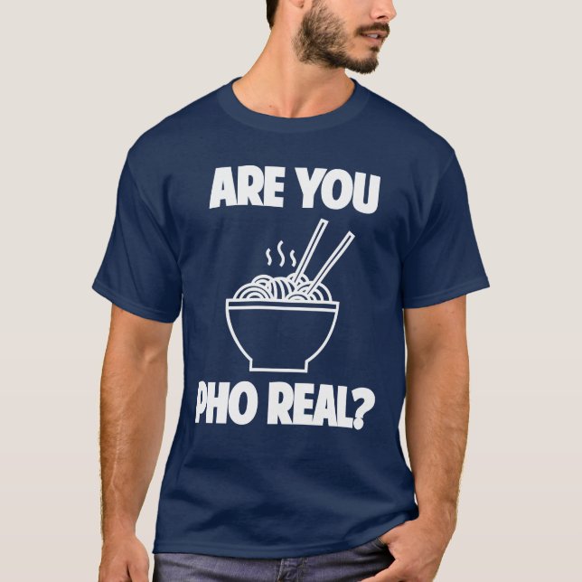 Är du så äkta? t shirt (Framsida)